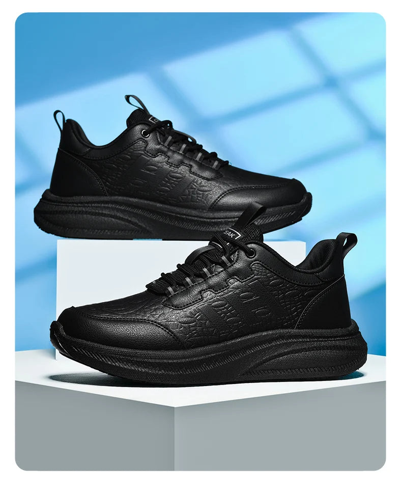 Zapatos de Chef de Hotel para las cuatro estaciones, transpirables, ligeros, antideslizantes, impermeables, a prueba de aceite, zapatos de trabajo de cocina, calzado deportivo informal para exteriores para hombre