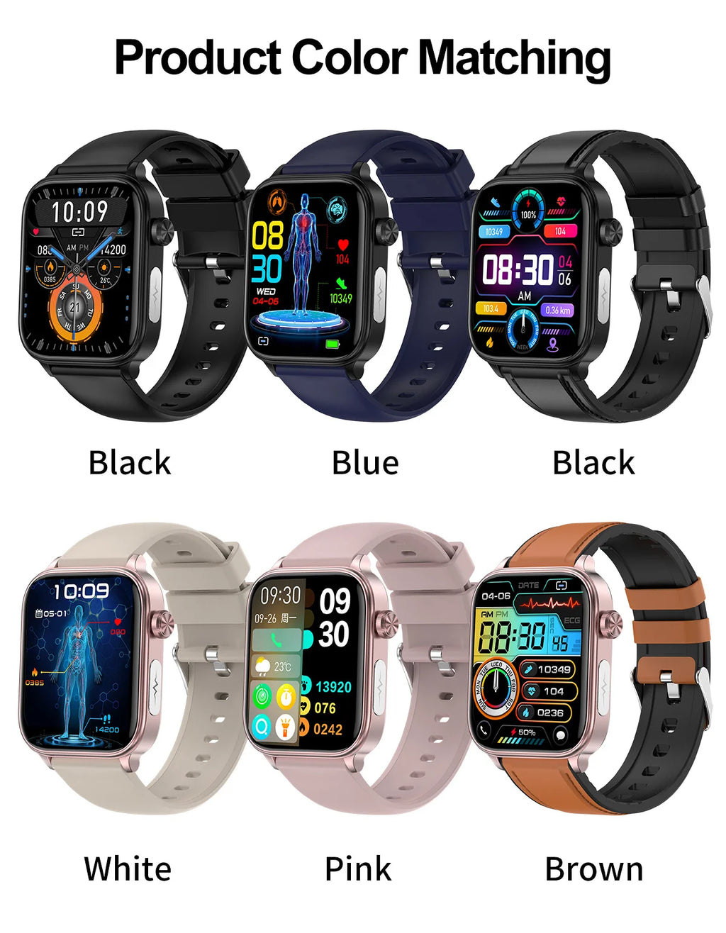 Reloj Inteligente ECG+PPG Bluetooth para Xiaomi