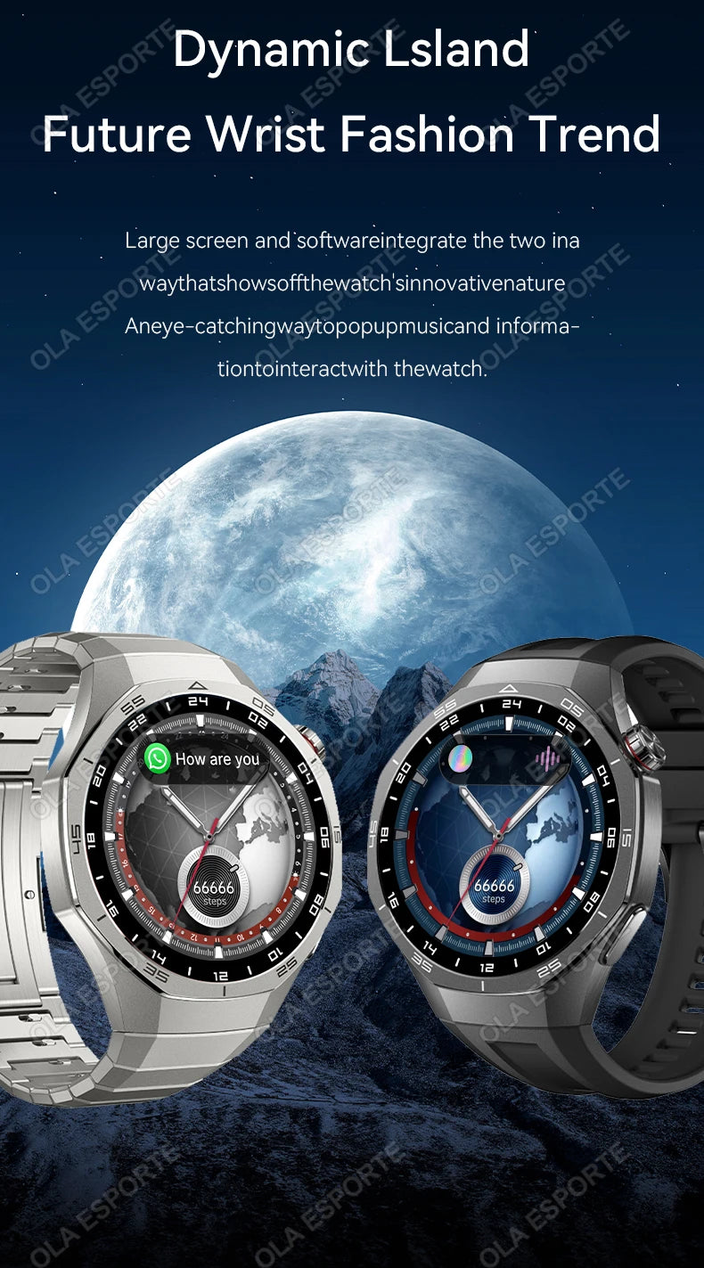 Reloj Inteligente 2026 Watch 5 Pro con GPS, Pantalla AMOLED de 360*360, NFC, Llamadas Bluetooth, Resistente al Agua, Monitor de Salud, Reloj Inteligente para Hombre Hw1