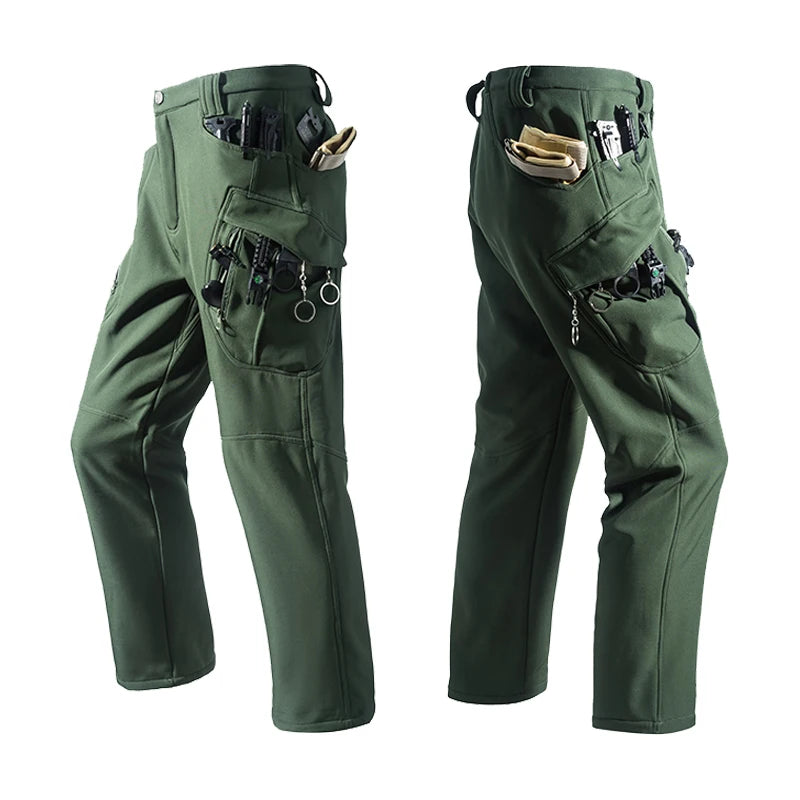 Chaquetas tácticas de piel de tiburón City Gargo para hombre, pantalones de senderismo, pesca, escalada, senderismo, pantalones informales para caza y acampada, M-5XL