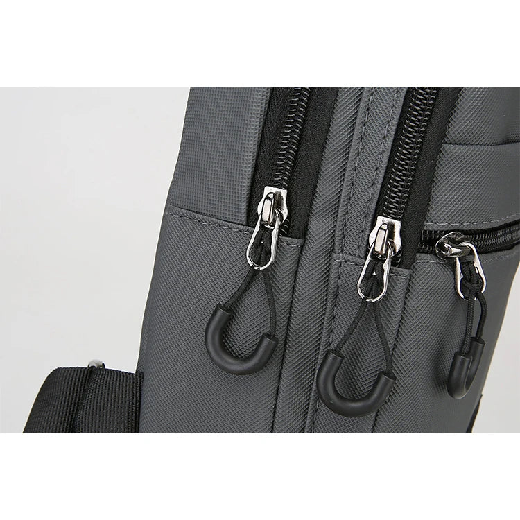 1 bolso cruzado ajustable para hombres y mujeres, bolso deportivo para el pecho de 38,1 cm, mochila duradera para viajes y senderismo