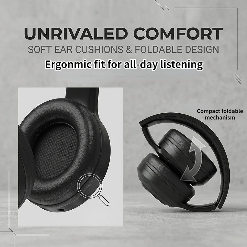 M5 Auriculares Over-Ear HiFi Bluetooth 5.3 Gaming