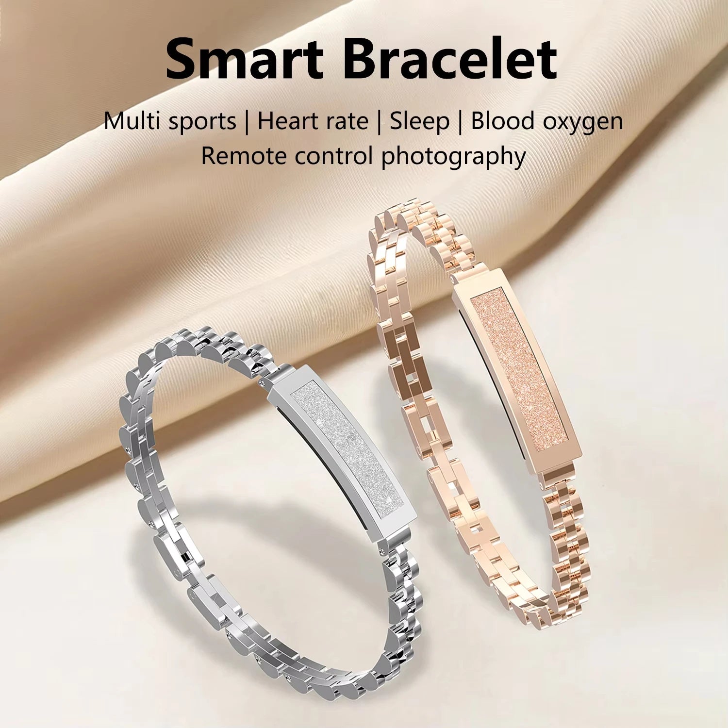Pulsera inteligente LIGE para mujer con Bluetooth y monitoreo de salud