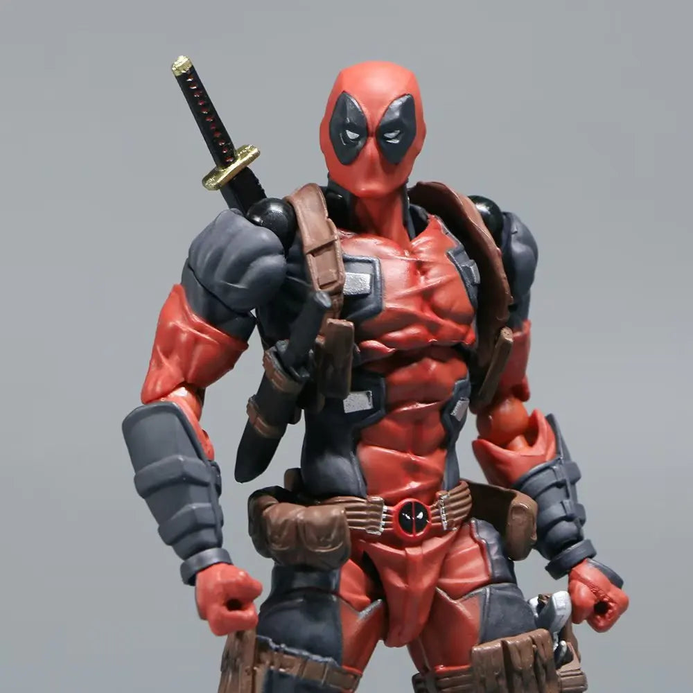 INCREDIBLE YAMAGUCHI Deadpool & Wolverine 2,0 figura de acción gris mutantes articulación móvil KAIYODO Wade modelo película juguetes para niños regalo