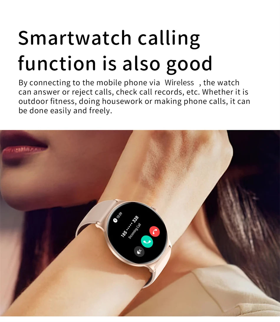 Reloj Inteligente LIGE AMOLED con Monitor Menstrual