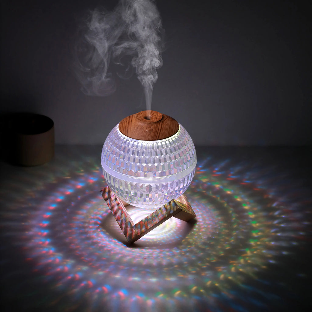 Humidificador Bola de Cristal con Luz Nocturna