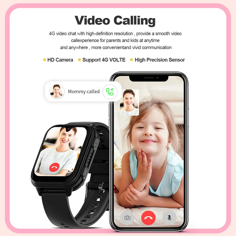 Reloj Inteligente 4G para Niños KT33 con GPS, WiFi y Videollamada