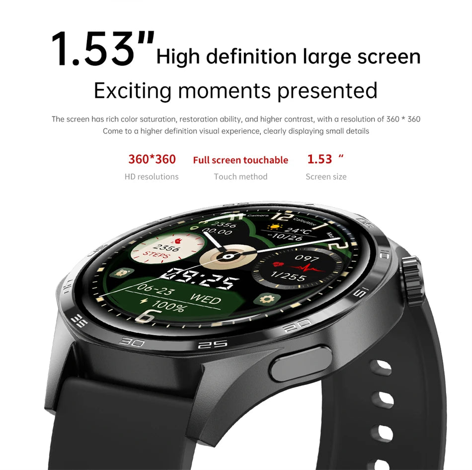 Reloj Inteligente 5 Pro con AMOLED, GPS, NFC, Brújula y Llamadas Bluetooth