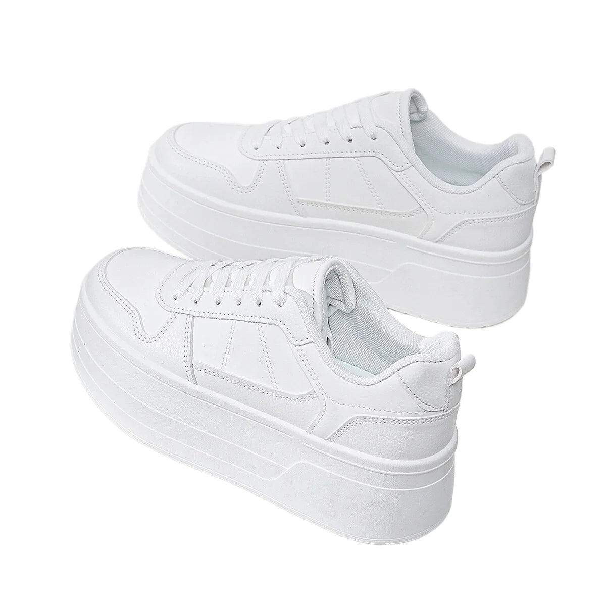 Zapatillas de plataforma para mujer con malla transpirable - 5 cm