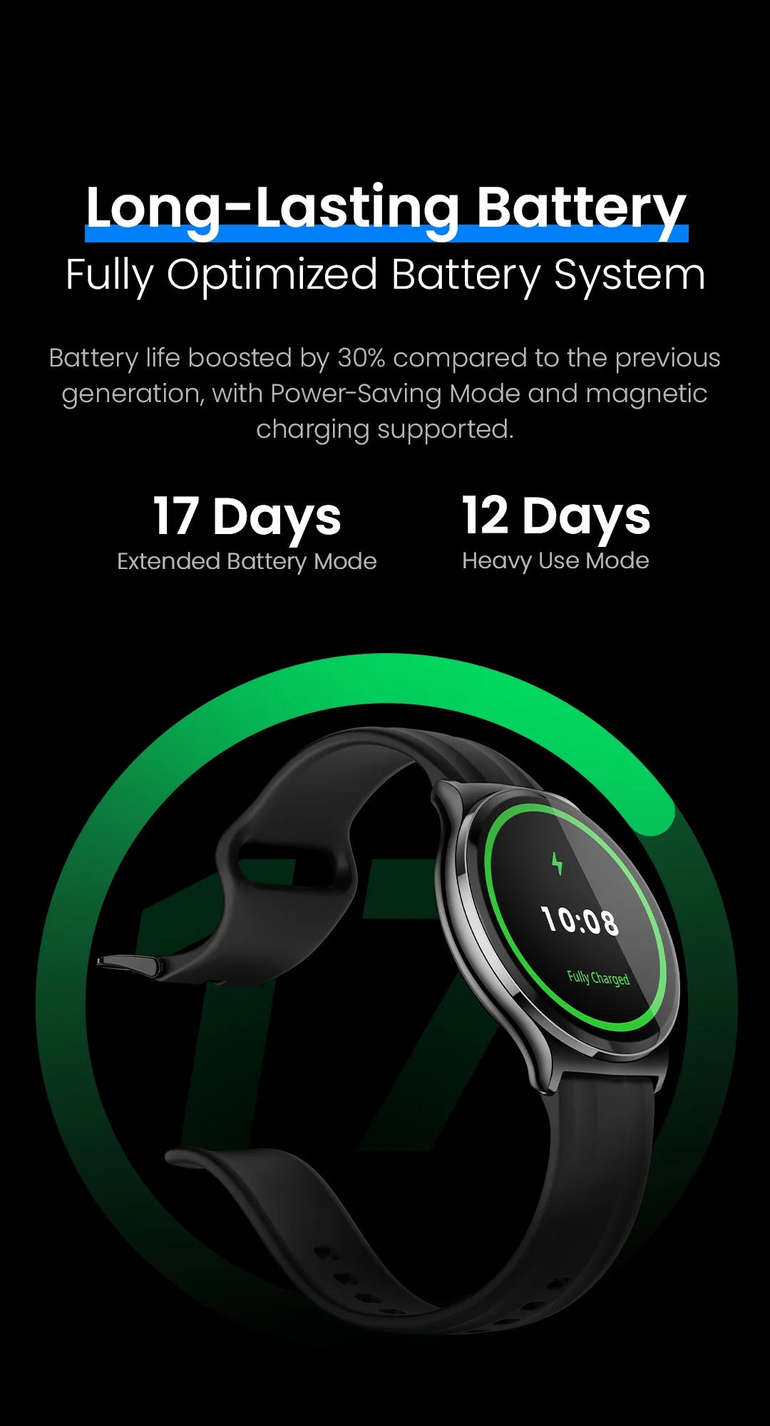 Reloj Inteligente Solar Lite 2 con AMOLED, Modos Deportivos y Llamadas