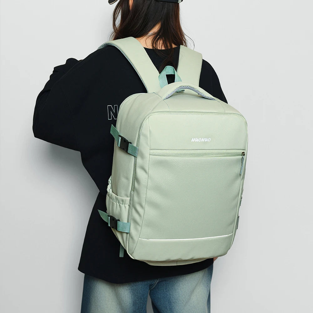 180 °     Mochila Completamente Abierta con Gran Capacidad y Múltiples Bolsillos, Adecuada para Viajes Diarios, Equipaje de Negocios y Bolsa para Computadora