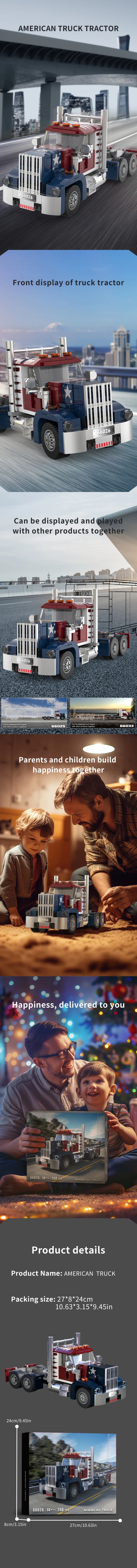 Bloques de Construcción de Camiones Europeos, Modelo DIY, Remolque Grande, Camión Cisterna, Decoración de Escritorio, Regalo Coleccionable para Adultos, Cumpleaños, Festividades