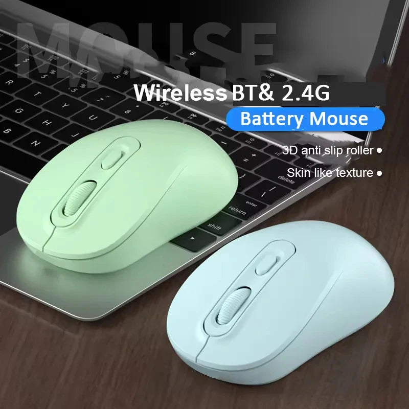 Ratón fotoeléctrico ergonómico más vendido, compatible con Bluetooth 2.4G, ratón inalámbrico adecuado para juegos de oficina y portátiles.