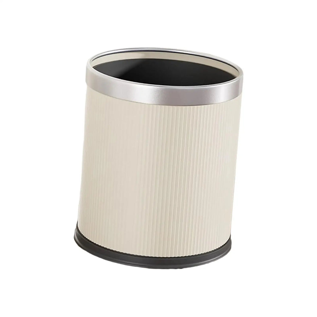Cubo de basura moderno con tapa abierta, cesta de basura rústica Simple, sala de estudio ligero para cubo de basura, baño, dormitorio, baño, Hotel