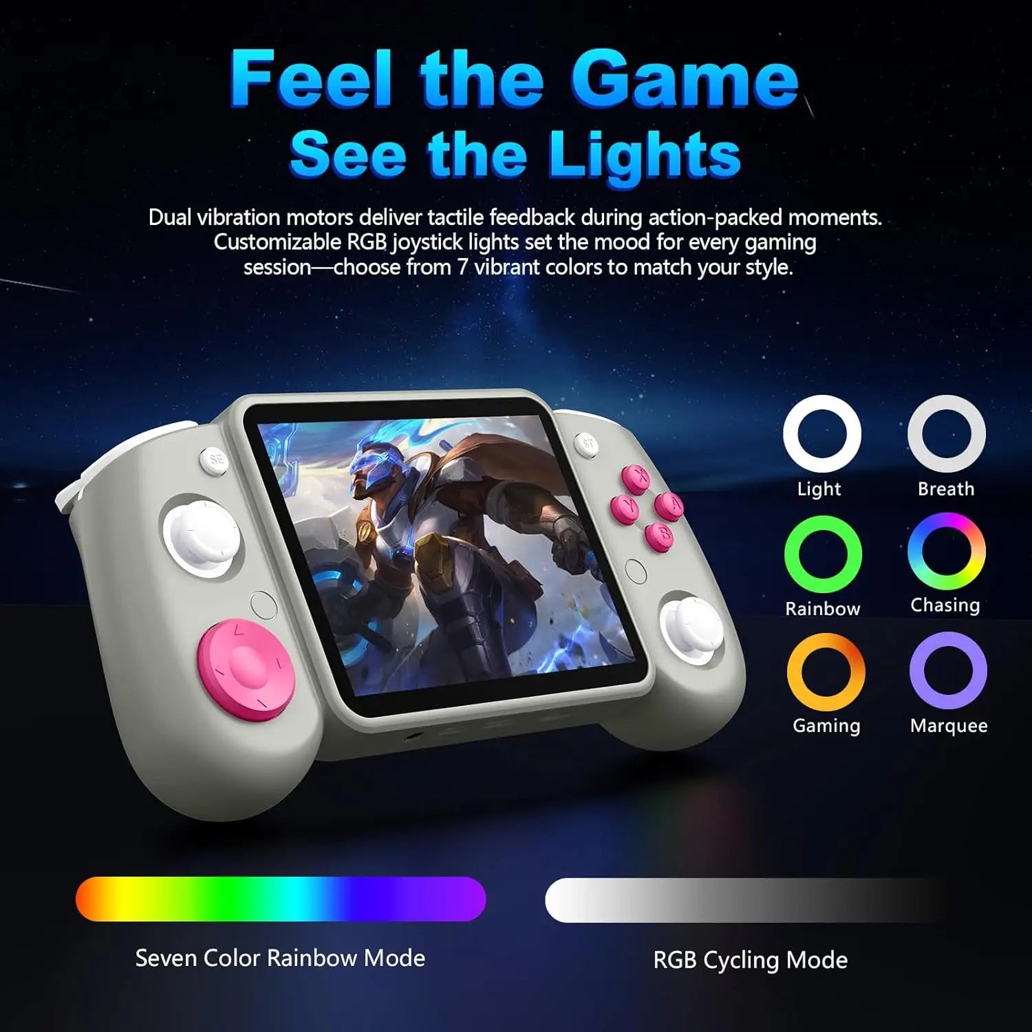 Consola de Juegos Retro Portátil RG43H Pro, Sistema de Juego Dual con Potente Chip RK3562, Pantalla IPS de 4.3 Pulgadas, Consola de Juegos Retro, Más de 30 Emuladores