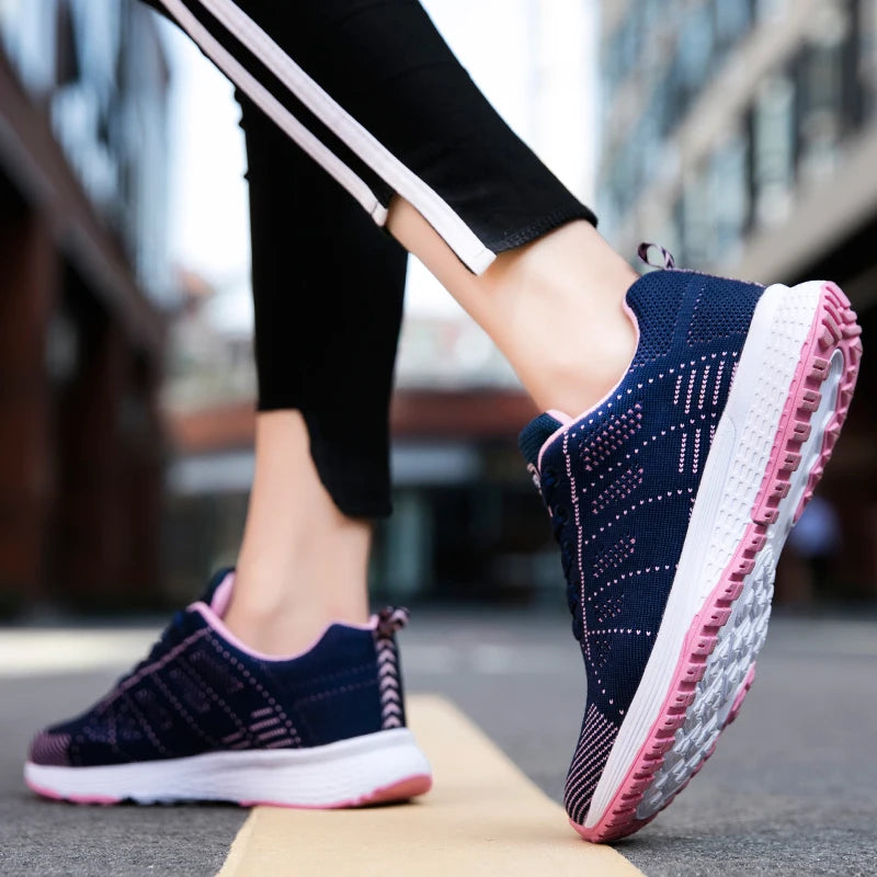 YRZL Zapatillas de deporte para hombre, zapatillas de deporte transpirables de malla cómodas y ligeras a la moda, zapatos deportivos para parejas, zapatos de tenis al aire libre para hombres