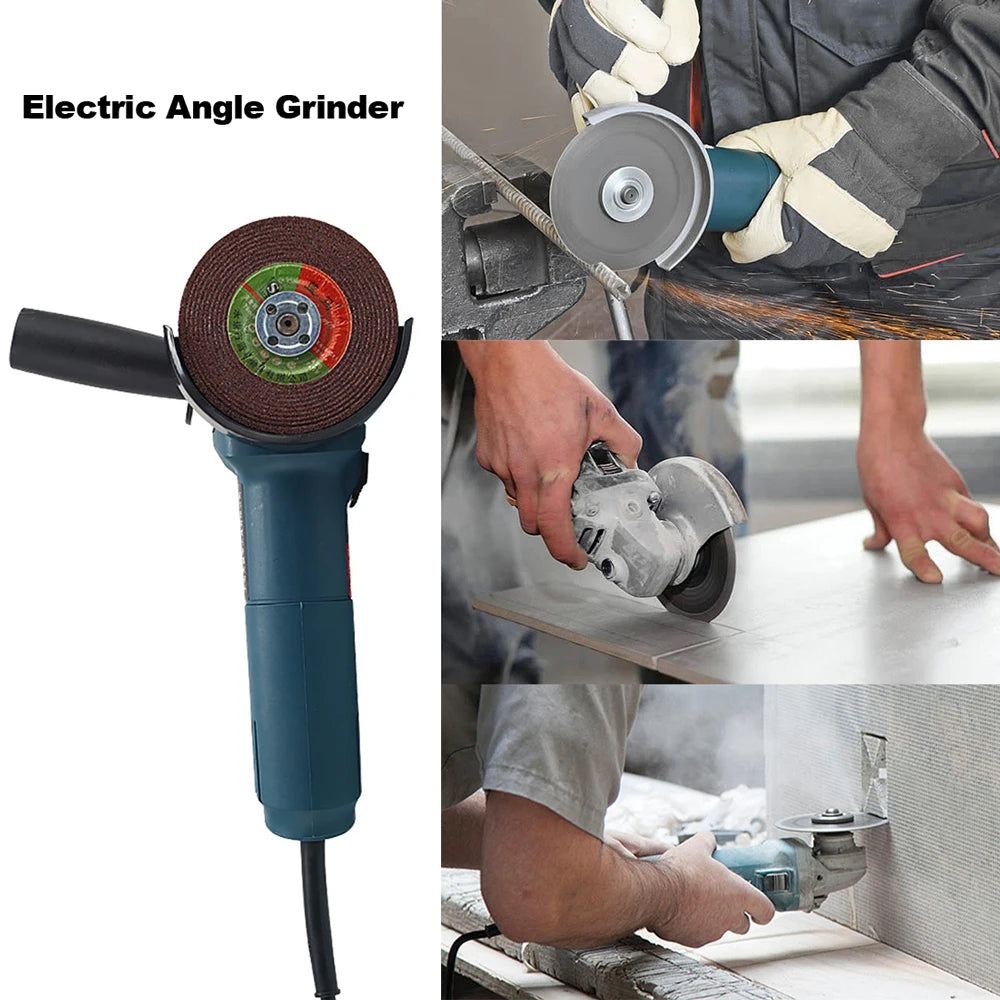 Amoladora angular eléctrica de 1000W, amoladora con cable de 220V, 6 velocidades, 100/125mm, herramientas eléctricas de pulido y corte