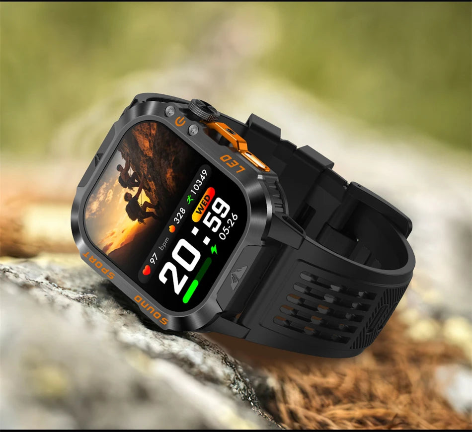 Reloj Inteligente Militar con Batería de 1200mAh