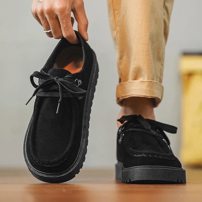 Zapatos descalzos con punta ancha para hombre, calzado informal retro clásico, zapatos ligeros para deportes al aire libre, zapatos para caminar, zapatos de trabajo de suela gruesa de color caqui