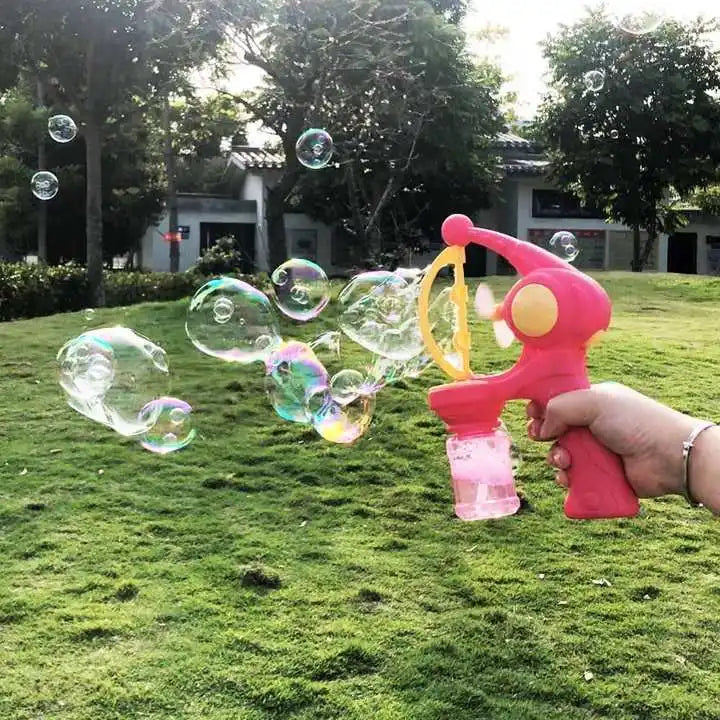 Pistola de Burbujas Eléctrica para Niños - Juego al Aire Libre
