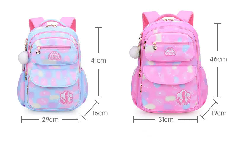 Mochila escolar para niña, mochila para adolescentes, mujeres y niños, mochila escolar rosa para primaria, mochila alta para adolescentes y niños