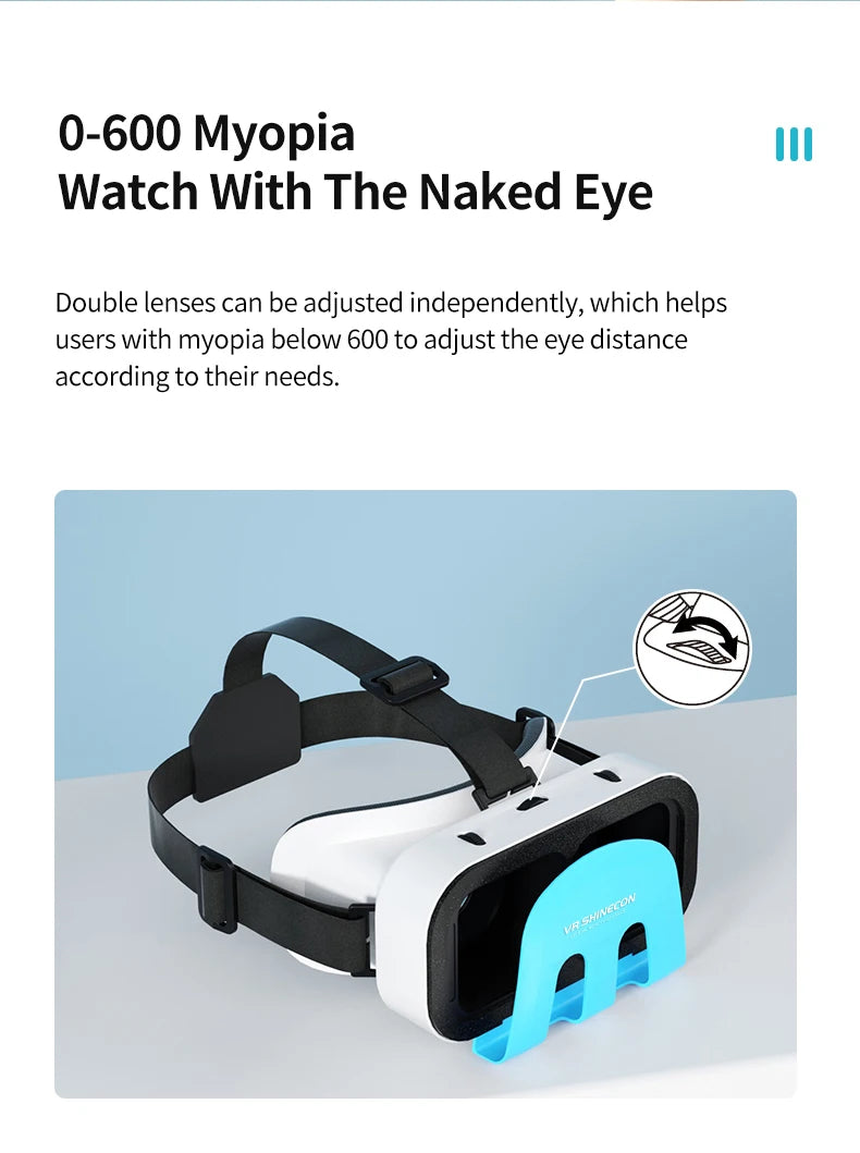 Shinecon G11 VR para Nintendo Switch y OLED 3D, gafas de realidad Virtual, dispositivos de auriculares, lentes de casco, accesorios para juegos
