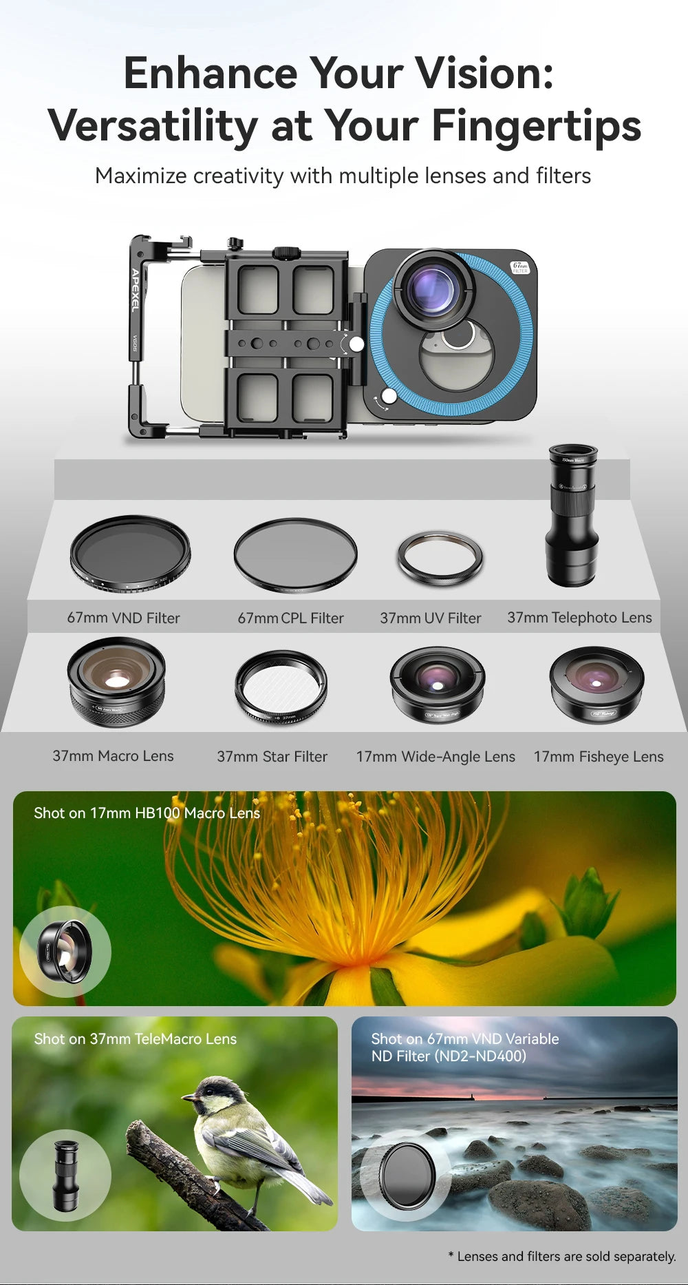 Kit de Vídeo Profesional con Jaula Estabilizadora para Smartphone