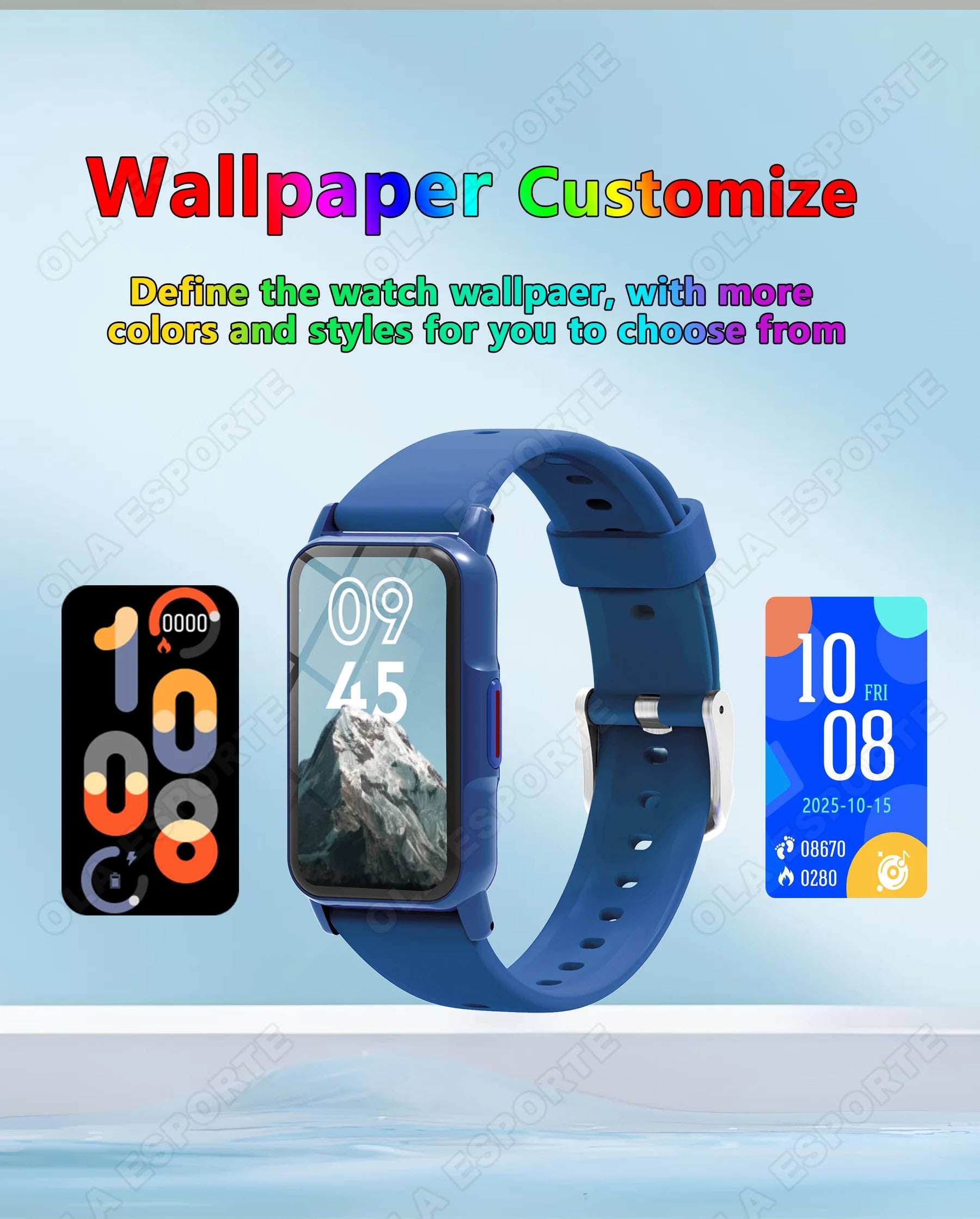 Reloj Inteligente Monitor Cardíaco IP68 Deportes