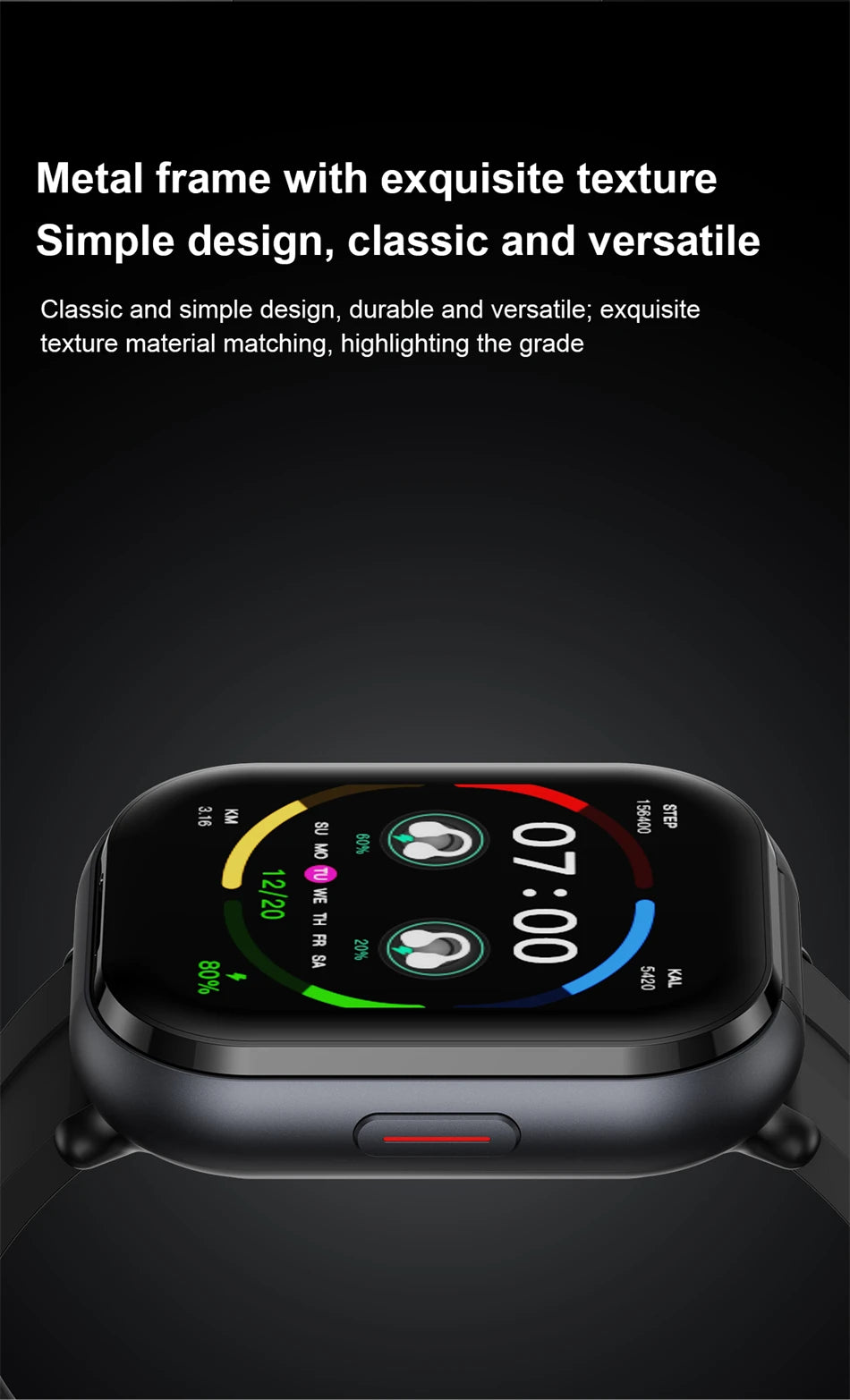 Reloj Inteligente LIGE con Auriculares Bluetooth 2 en 1