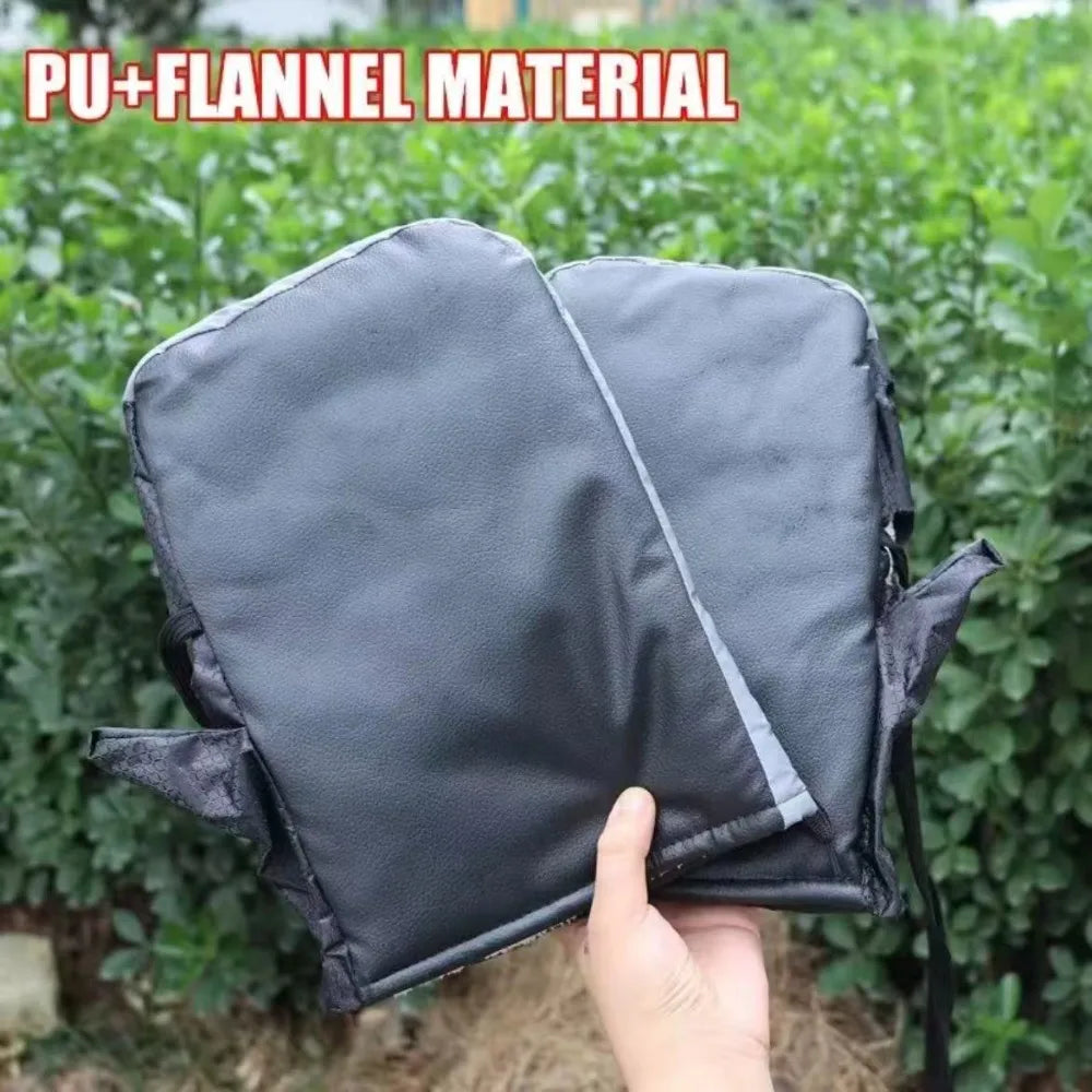 Manguitos para manillar de motocicleta, equipo de invierno, guantes más cálidos, manguitos impermeables, cubierta para mango de bicicleta