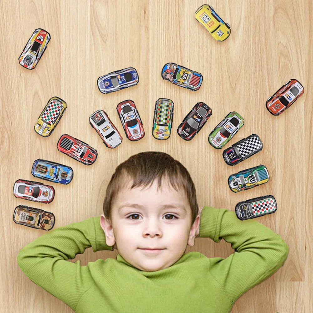 Set de Autos de Carrera Miniatura de Aleación para Niños