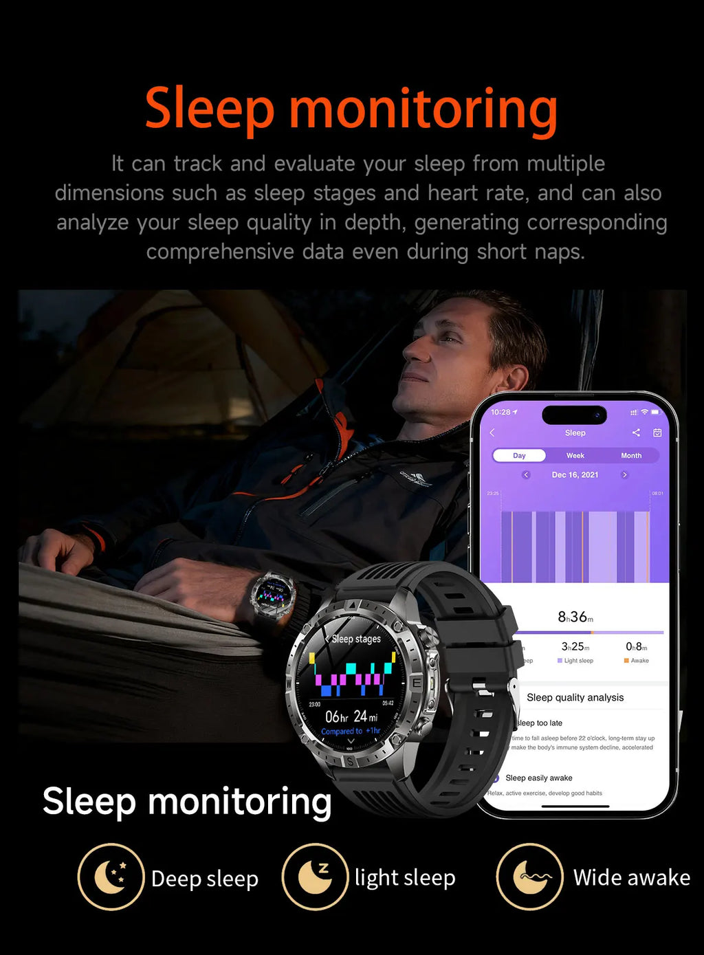 Reloj Inteligente Deportivo con GPS, Mapa Offline y Pantalla AMOLED