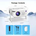 Proyector Xnano HA109 4K Android 11 Wifi6 Dual 200ANSI Allwinner H723 BT5.0 720P 1280*720P Cine en Casa Proyector para Exteriores