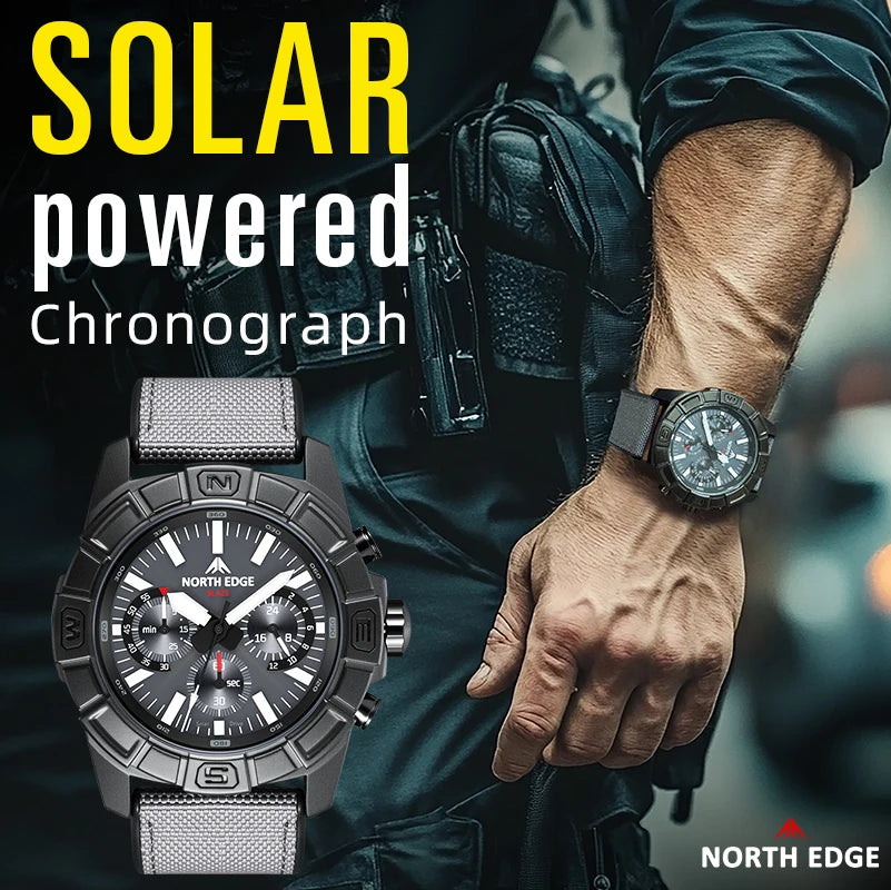 NORTH EDGE BLAZE Reloj de Cuarzo Solar Militar