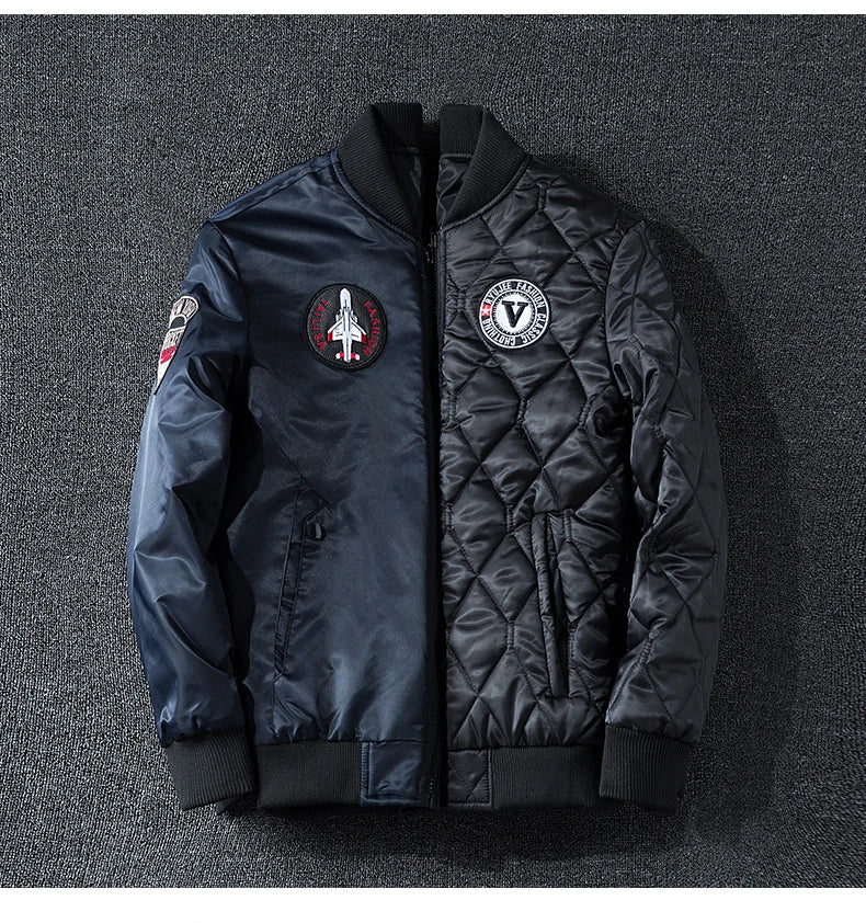 Campera MA1 Aviador para Hombre - Doble Cara Engrosada