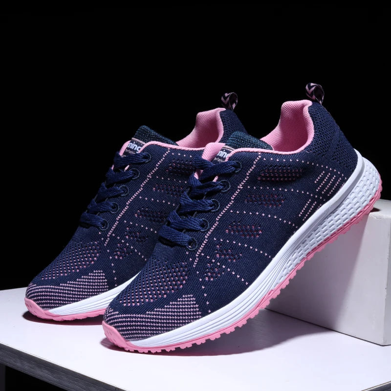 YRZL Zapatillas de deporte para hombre, zapatillas de deporte transpirables de malla cómodas y ligeras a la moda, zapatos deportivos para parejas, zapatos de tenis al aire libre para hombres
