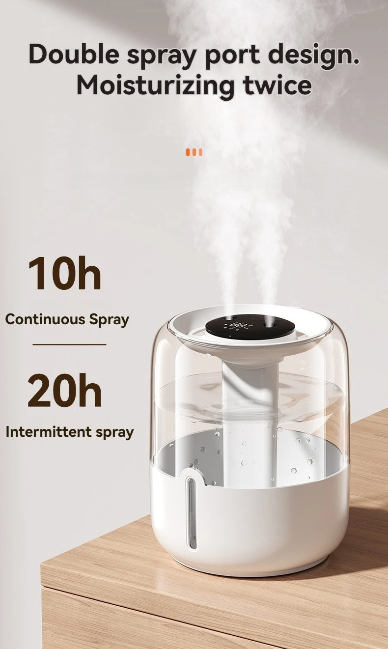 Humidificador de aire grande de 4,8l, difusor de Aroma eléctrico USB, purificador de aceites esenciales, generador de niebla de aromaterapia, luces para coche, hogar y dormitorio