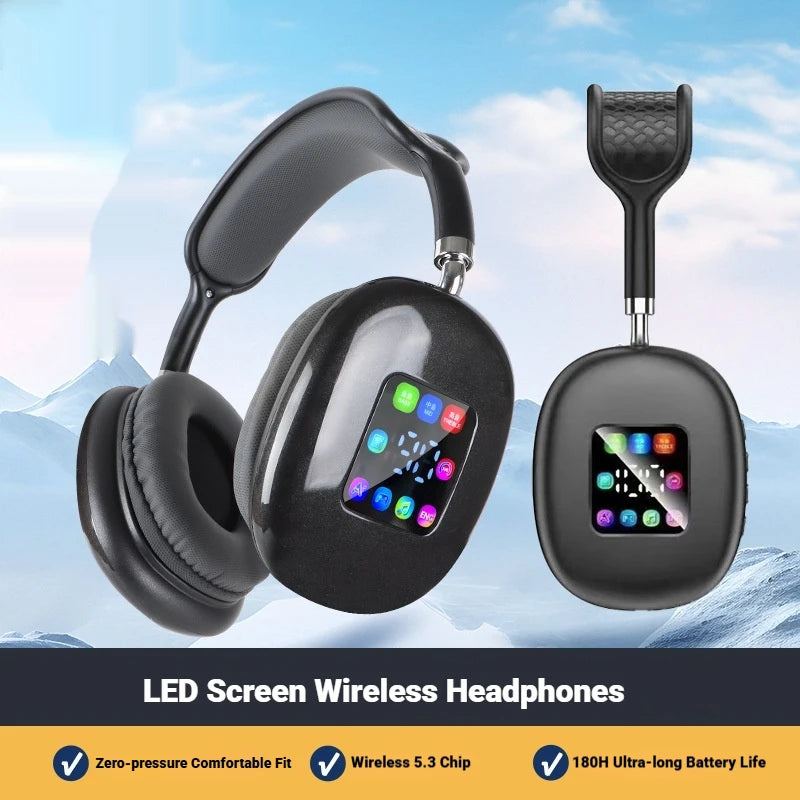 CEP-9 Auriculares Bluetooth 5.3 Pantalla LED Color
