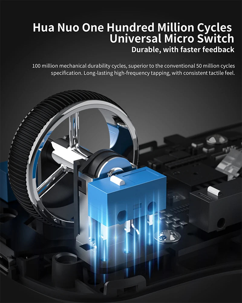 Ratón Inalámbrico Bluetooth Lenovo para Gaming, 35K DPI, Recargable USB-C