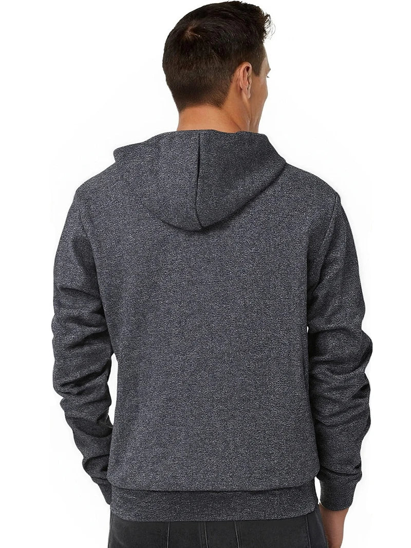 Chaqueta de Invierno con Forro Sherpa y Capucha para Hombre