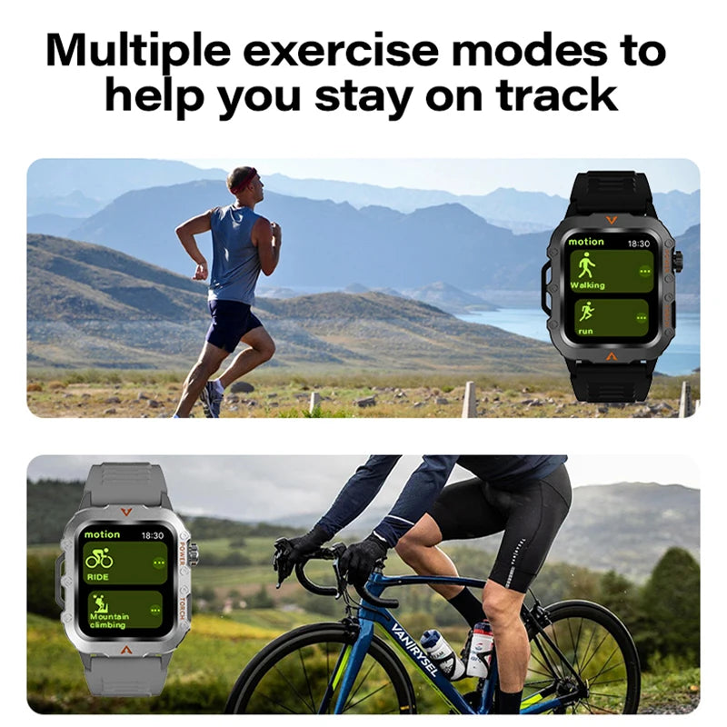 Reloj Inteligente con Monitor de Actividad Física y Bluetooth
