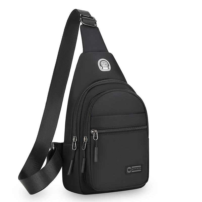 Bolso Mensajero Ligero con Correa Ajustable y Cremallera