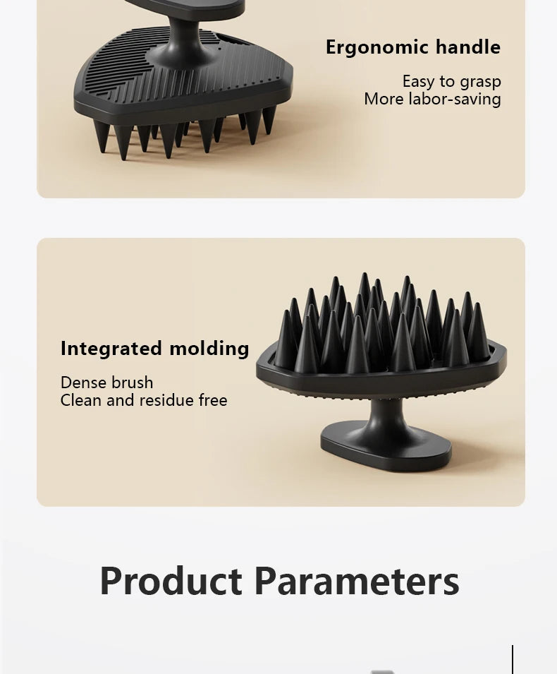 Cepillo de Silicona para Cuero Cabelludo