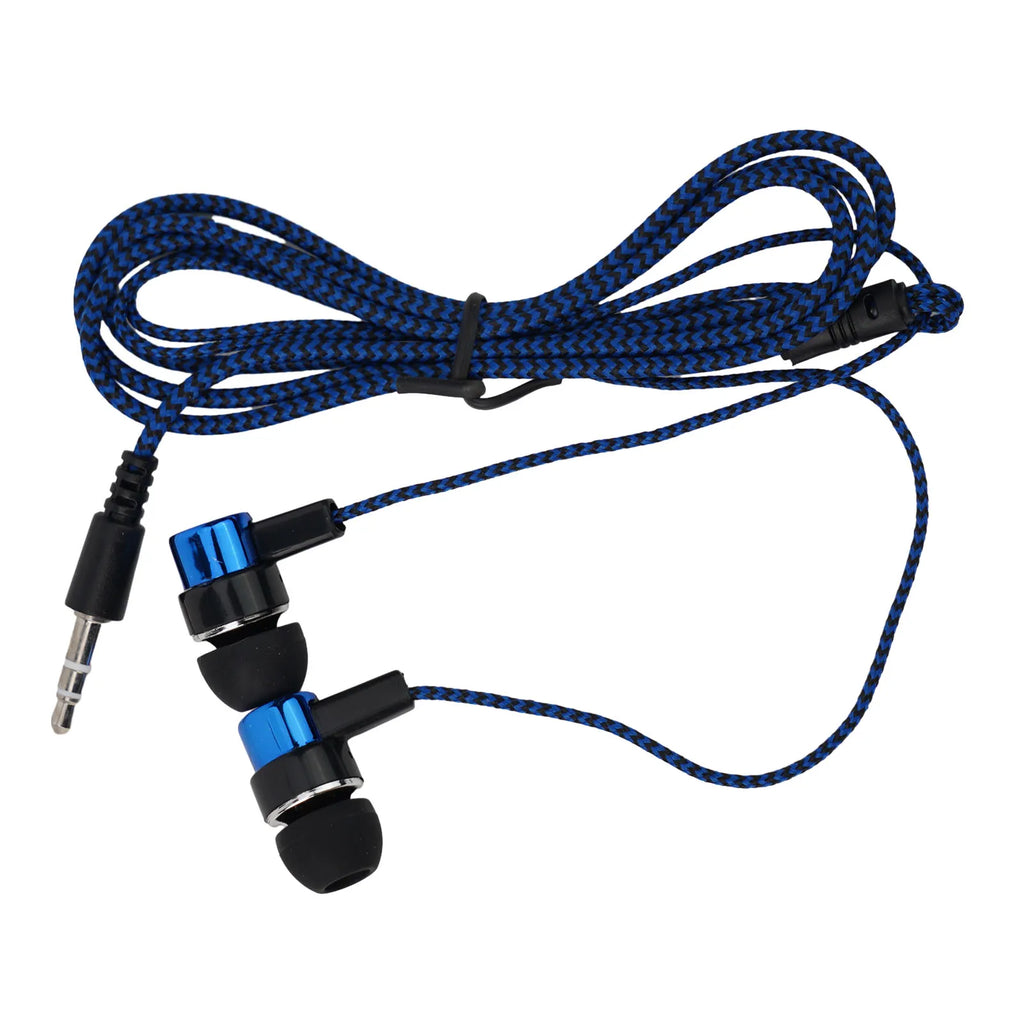 Experimente graves potentes con auriculares internos con cable, auriculares estéreo de 3,5 mm para dispositivos móviles, diseño con aislamiento de ruido