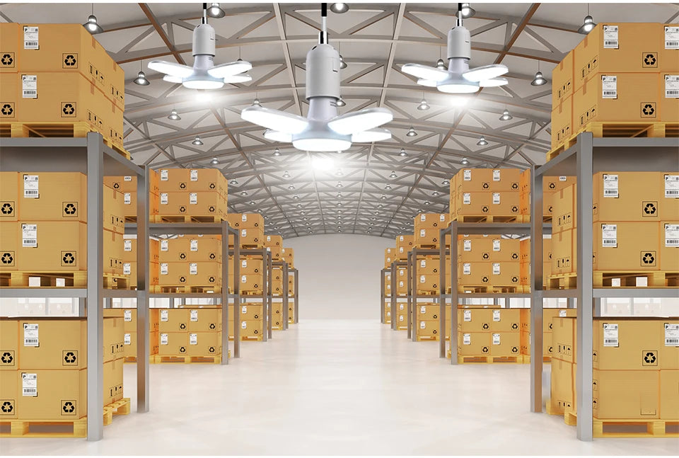 Bombilla LED Plegable E27 para el Hogar y Garaje