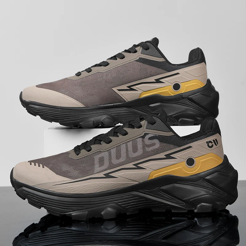 Zapatillas deportivas para hombre antideslizantes y transpirables suela gruesa