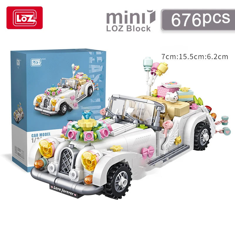 Bloques de Construcción LOZ-1117, Motocicleta Eléctrica Urbana, Modelo MOC para Armar, Decoración de Escritorio, Regalo Coleccionable para Adultos, Cumpleaños, Festividades