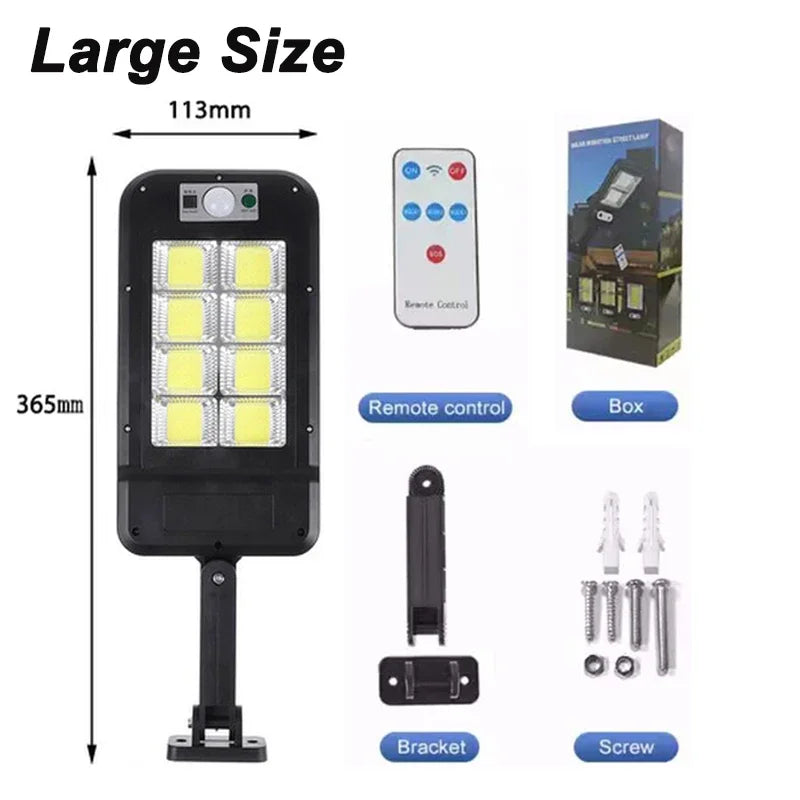 Luz Solar de Pared con Control Remoto para Exterior