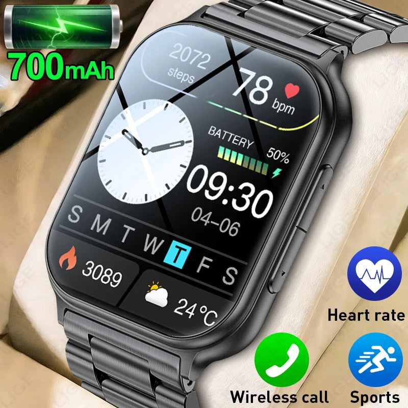 Smartwatch LIGE 1.83" AMOLED con Llamadas Bluetooth y Monitor de Salud