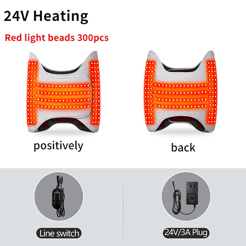 Envoltura Térmica Eléctrica para Cadera - Almohadilla Térmica Abdominal - Masajeador de Cadera - 3 Niveles de Calor y Temporizador - Cuidado Corporal para Personas Mayores - Alivio del Malestar